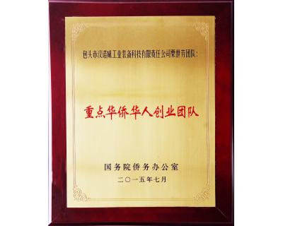 重點華人華僑創業團隊