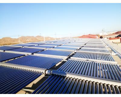 包頭卜漢圖村太陽能采暖、熱水工程